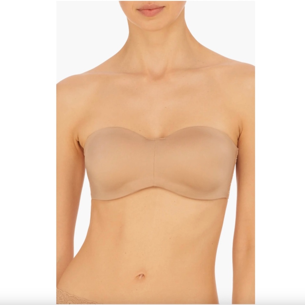 Natori 32DDD Adapt Bandeau Underwire Bra Cafe strapless